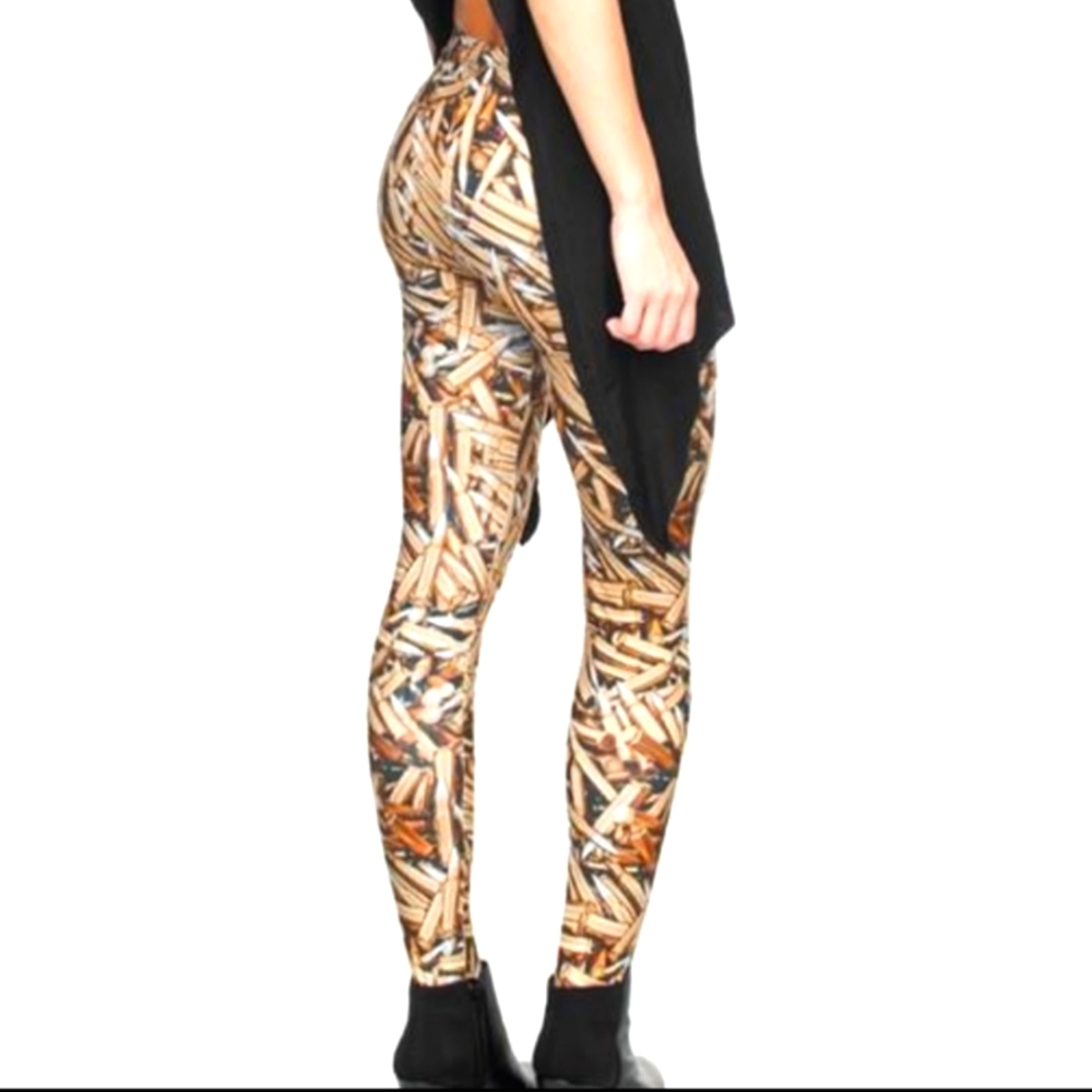 Sold Women's Miz Bullet Proof Graphic 3D Leggings - Picture 1 of 6